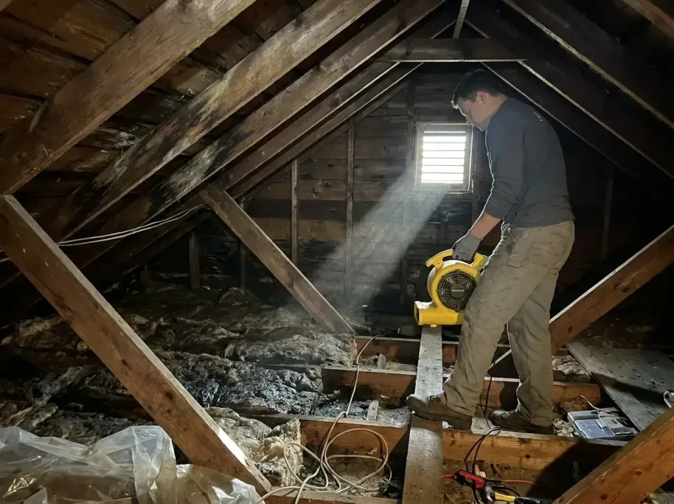 attic-water-damage-drying-proc-007 — frequently asked questions, Emergency Water Extraction & 24/7 Flood Response in South O…